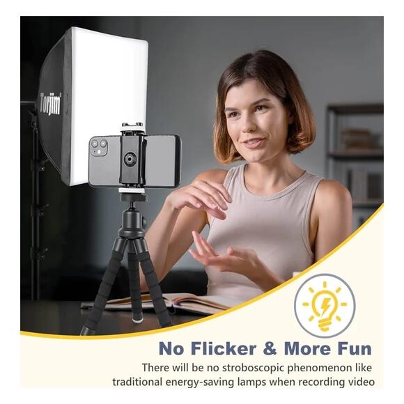 Softbox Photography Lighting Kit, 16'' x 16'' Professional Softbox - Picture 6 of 7